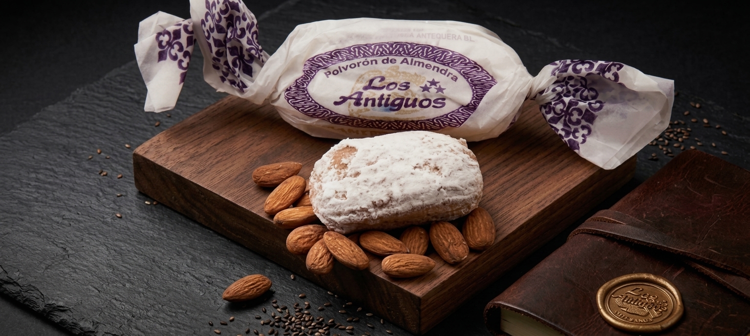 Polvorón de almendra superior de Los Antiguos, Antequera